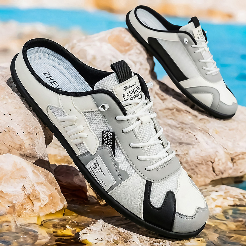 Modne, kolorowe, outdoorowe pó – Men'S Shoes Comfortable Walking recenzja i cena