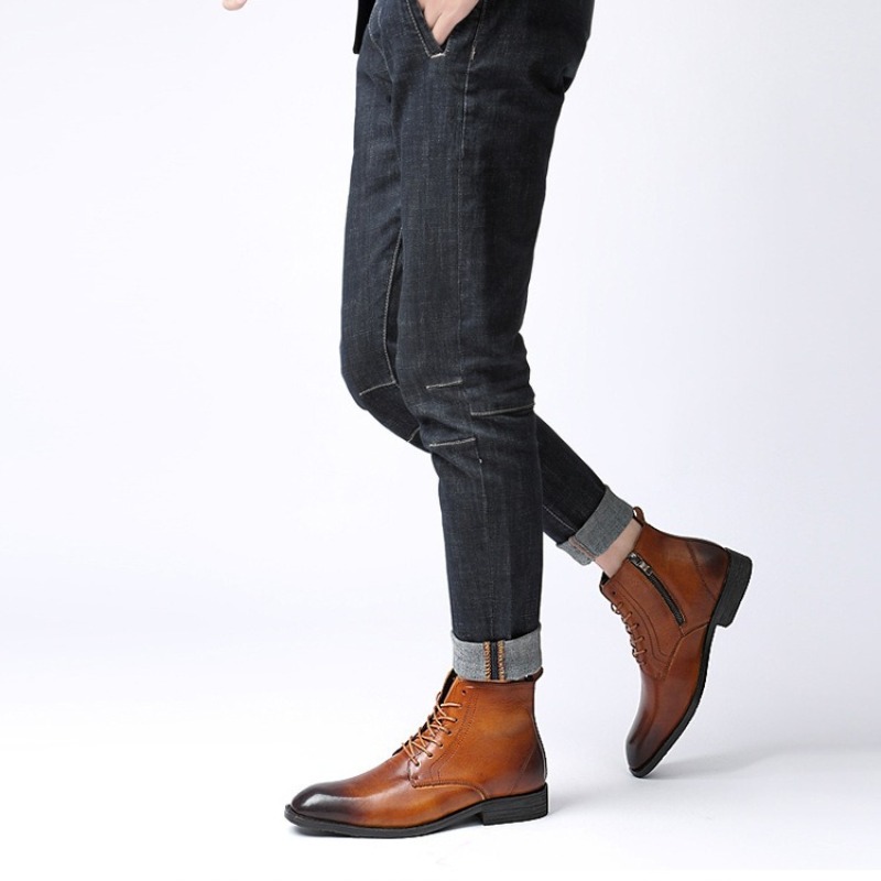 Męskie buty w stylu brytyjskim – Men'S Shoes Low Top recenzja i cena