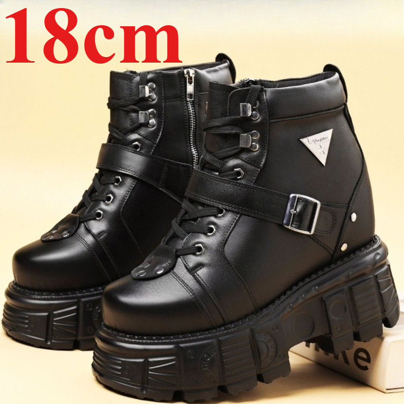 Męskie buty motocyklowe ze skó – Men Shoes Boots recenzja i cena