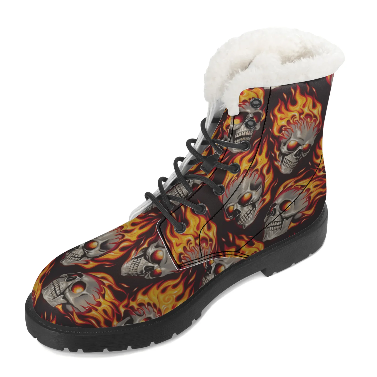 Śniegowce z wzorami ognistych  – Men Shoes Eu To Us Size recenzja i cena