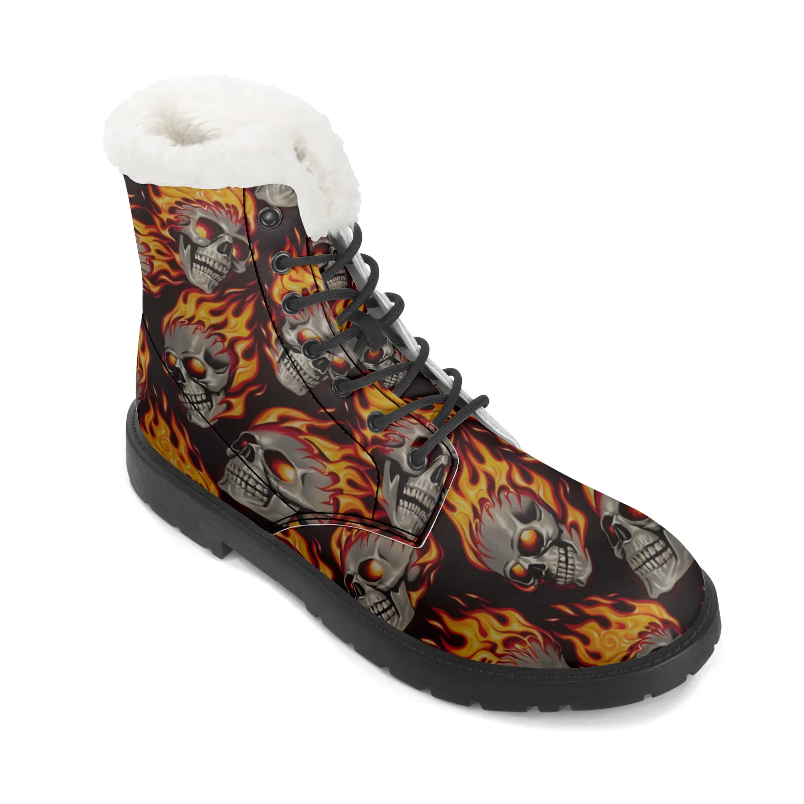 Śniegowce z wzorami ognistych  – Men Shoes Eu To Us Size recenzja i cena