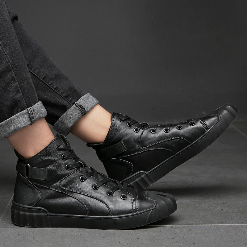 Męskie buty z prawdziwej skóry – Men'S Shoes Business Casual recenzja i cena