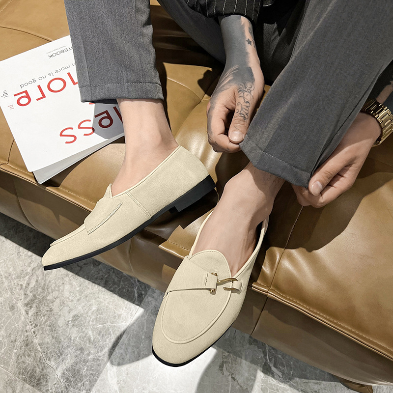Nowe męskie modne szpiczaste z – Monk Strap Shoe recenzja i cena