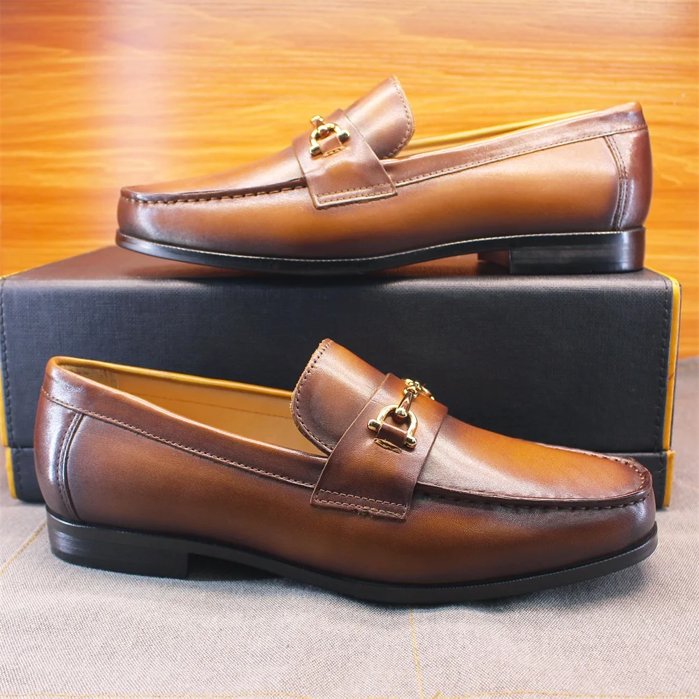 Męskie mokasyny, eleganckie bu – Men Shoes Loafers recenzja i cena