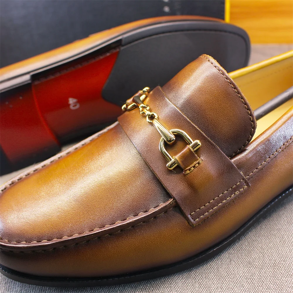 Męskie mokasyny, eleganckie bu – Men Shoes Loafers recenzja i cena