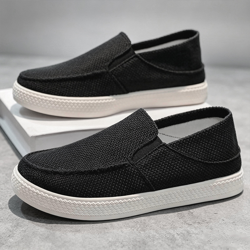 Męskie lniane wsuwane mokasyny – Men'S Shoes Comfortable Walking recenzja i cena