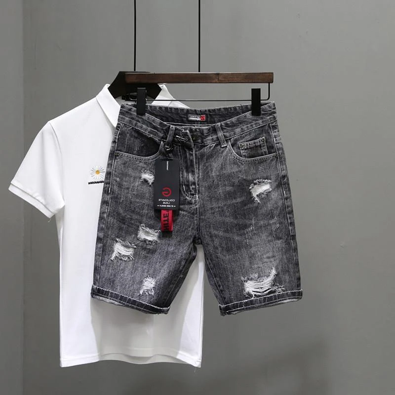 Męskie krótkie dżinsy Spodnie  – Men'S Shoes For Jeans recenzja i cena