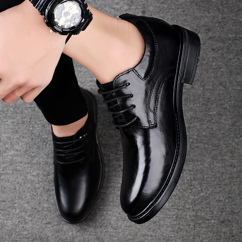 Skórzane buty casual z podwyżs – Men'S Shoes Business Casual recenzja i cena