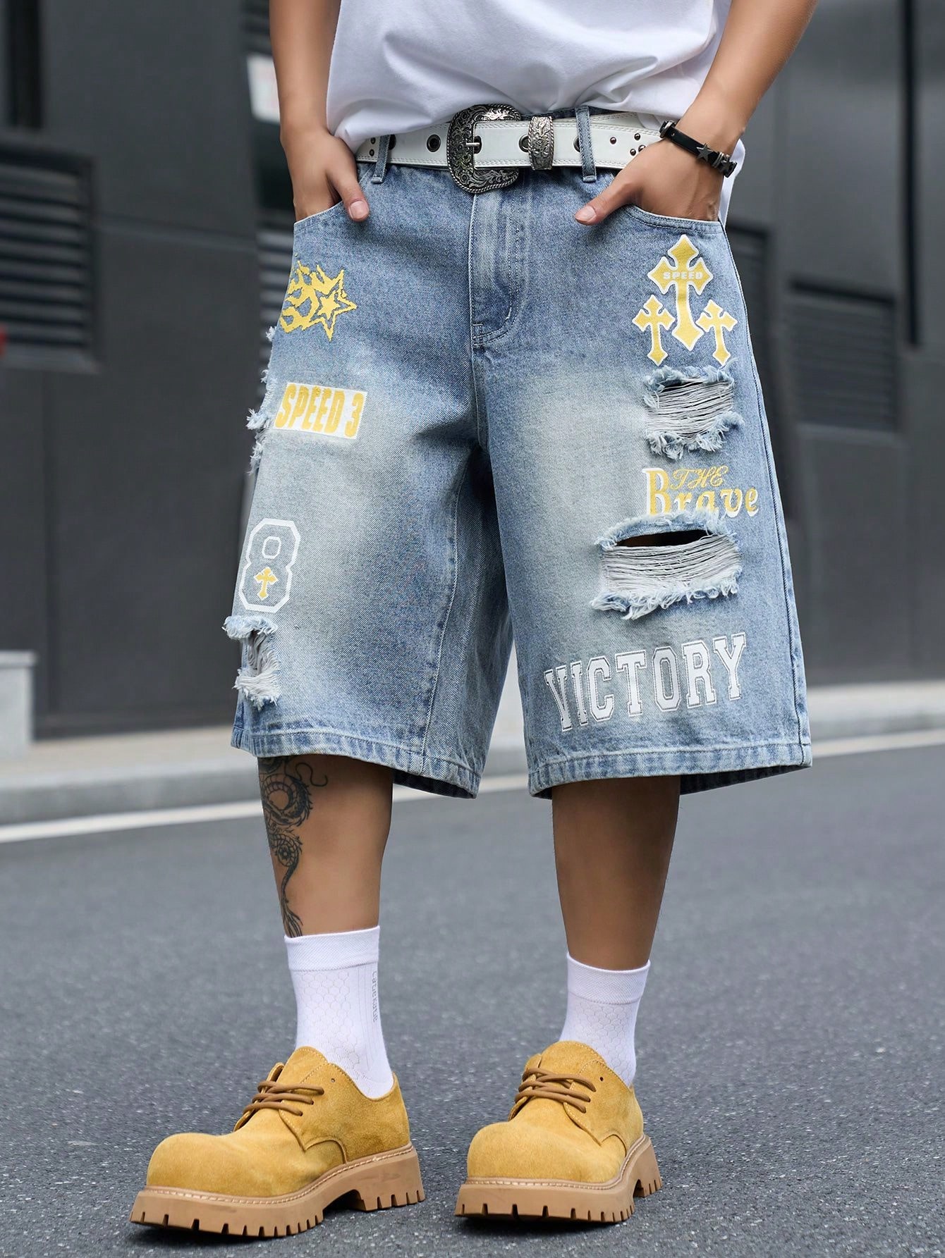 Męskie luźne dżinsowe szorty b – Men'S Shoes For Jeans recenzja i cena