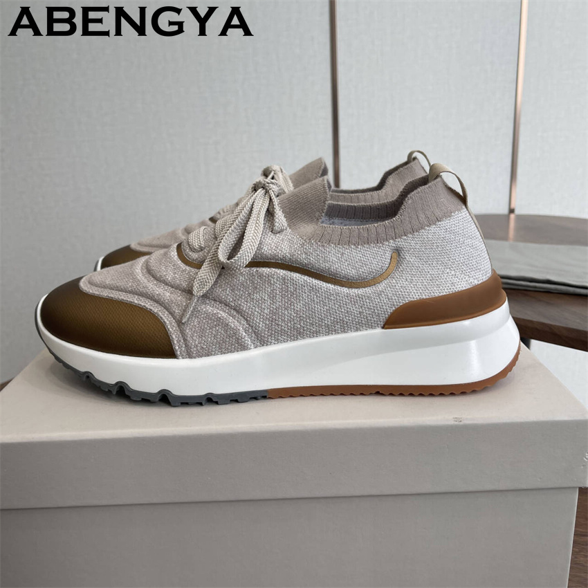 Męskie, wielokolorowe, dzierga – Men Shoes Loafers recenzja i cena