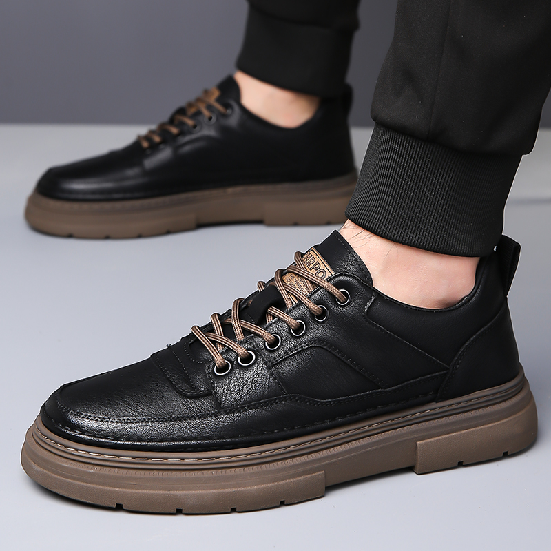 Męskie buty na grubej podeszwi – Men Shoes For Office Work recenzja i cena